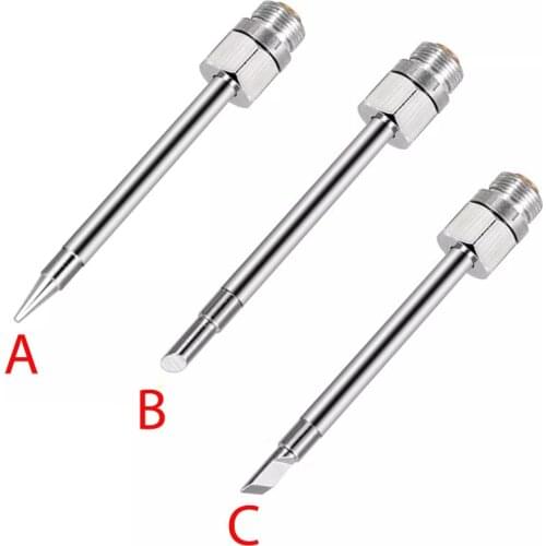 1PC Silver Plated 510 Interface Soldering Head 8W 51mm Mini Portable USB Soldering Head/Horseshoe/Tip Welding Repair Accessories