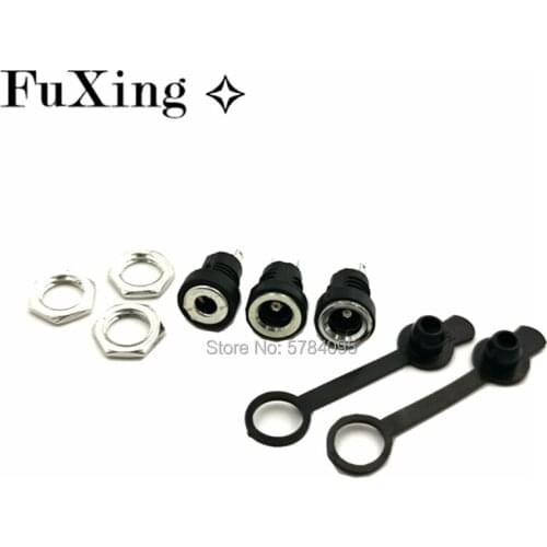 10PC DC-022B 5.5x2.1mm 5.5 X 2.5 mm Female DC Power adapter dc connector DC022B DC power plug male 5.5*2.1mm 5.5*2.5MM 3.5*1.3mm