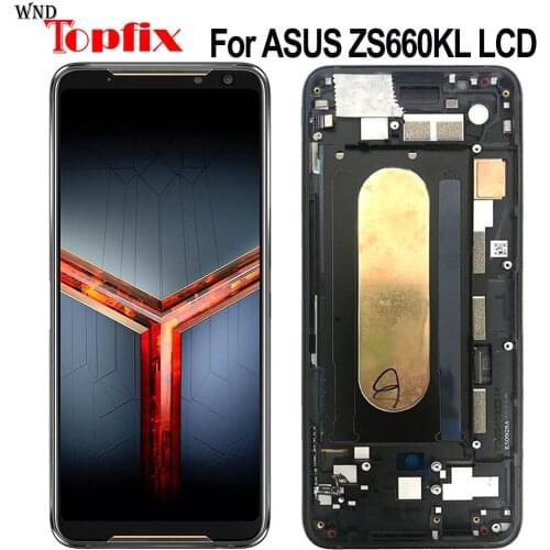 100% Tested For Asus ROG Phone II ZS660KL LCD Display Touch Screen Digitizer Assembly Replacement For ASUS ZS660KL LCD