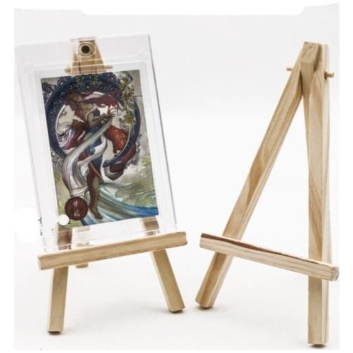 2pcs Wood Card Photos Stand Display Holder Board game trading card holders Party Table Tools