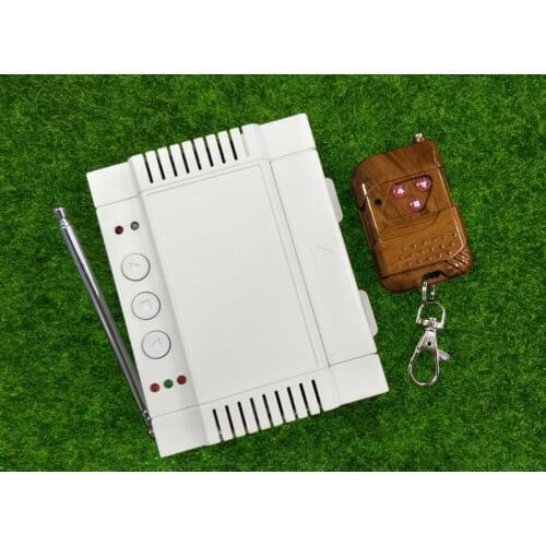 2018 NEW AC 220V 240V 250V 380V 2CH 40A relay RF Wireless Remote Control for garage door/motor/projection screen/blinds limit