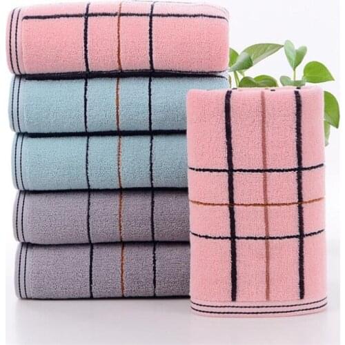 40x90cm Cotton Hand Towel Plus Thick Adult Sport Hand Towel Bathing Room Terry Cotton Stripes Face Hand Towel