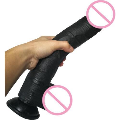 AMABOOM 33.5*5.5cm Super big dildo soft realistic penis huge dildos suction cup large dildos for women Anal butt plug sex toys