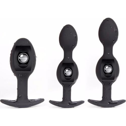 Anal Plug No Vibrator Prostate Massager Butt Plug No Vibrating Anal Beads Bullet Plug Vaginal Ball Anal Sex Toys for Woman Men