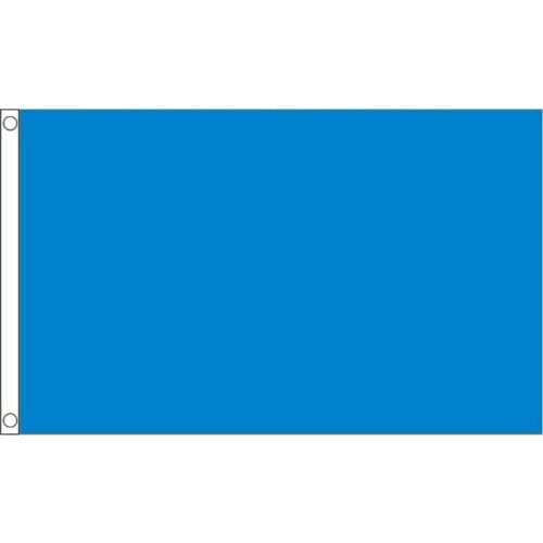 Free shipping xvggdg 90+150cm blue Flags Solid Color banner For decoration