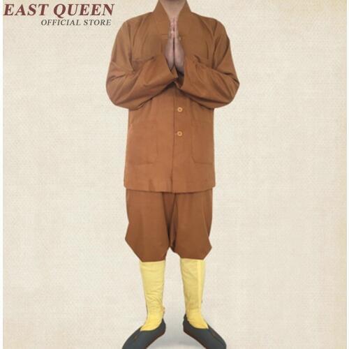 Buddhist monk robes chinese shaolin monk robes men shaolin monk clothing traditional shaolin monk uniform AA967