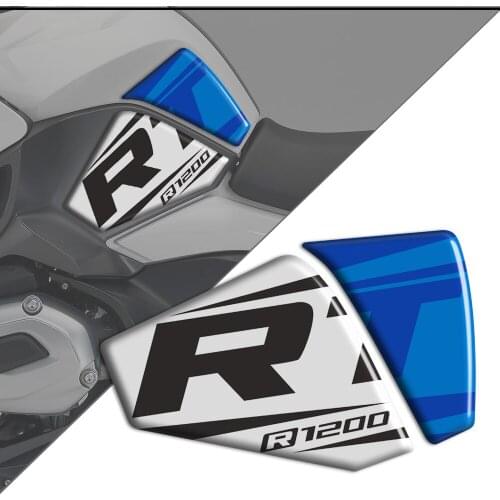 Tail Panniers Luggage Case For BMW R1200RT R 1200 RT Trunk Knee Tank Pad Protection Fairing Fender Stickers Emblem Badge Logo