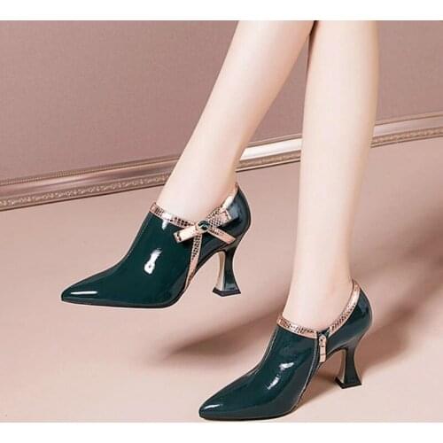 Кожаные туфли-лодочки CosZtkhp China At AliExpress