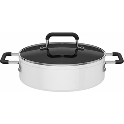 Youpin induction cookers 4L Non-Stick Stockpot Dishwasher Safe Aluminum Covered Soup Pot Heats Fast Evenly