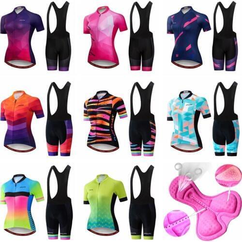 JPOJPO Womens Cycling Jersey Sets Women Summer Bike MTB Shirt Top Biking Clothing Ropa Ciclismo Short Sleeve Bike Jersey Sets