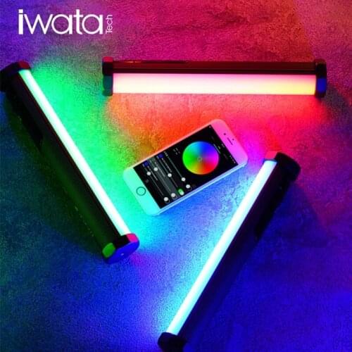 IWATA Master S RGB Lamp Tube Pavotube LED Handheld Photography Light with APP Control Multiple Scenes video Soft Lighting