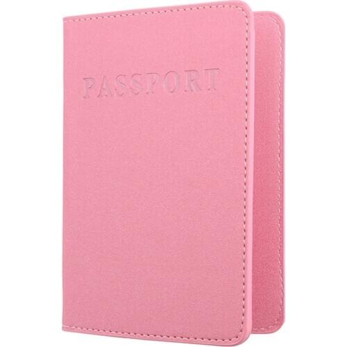 Mcneely Cute Unisex Travel Passport Cover Leather Passport Holder Men Travel Credit Card Holder Cover Russian Passport Wallet