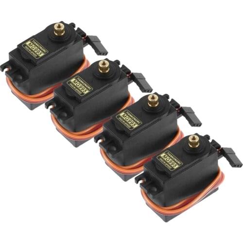 MG995 180° RC Parts High Torque Metal Gear RC Parts RC Servo Motor For Boats Helicopter Car Set RC Parts