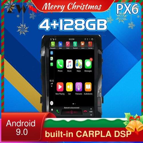 For Toyota Land Cruiser 2008-2015 Tesla Screen Carplay 4G128G Android 9 Car Multimedia Player GPS Audio Radio Auto Stereo