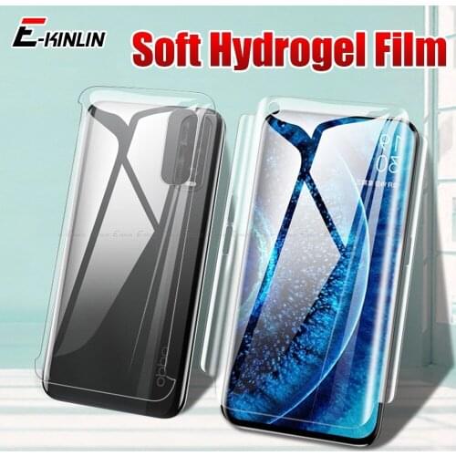 Soft Clear HD TPU Screen Rim Protector Frame Sticker For OPPO Find X3 X2 Pro Neo Lite X Full Cover Hydrogel Film Not Glass