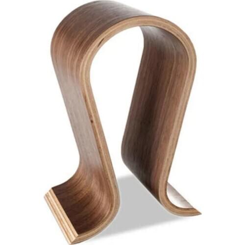 Headset Stand Desk Gaming Headset Holder Hanger Rack Wooden Walnut Table Game Headphone Earphone Accessories Boyfriend Gift