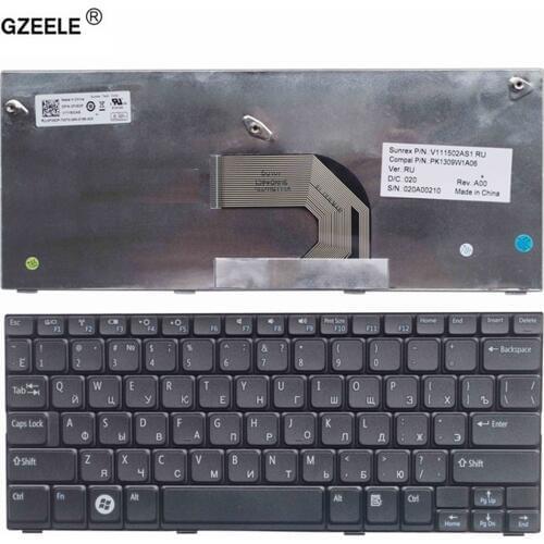 NEW RU Laptop Keyboard for Dell Inspiron Mini 10-1012 1014 1015 1018 P04T PK130F11A01 PK130F12A12 RU RUSSIAN keyboard 5.0