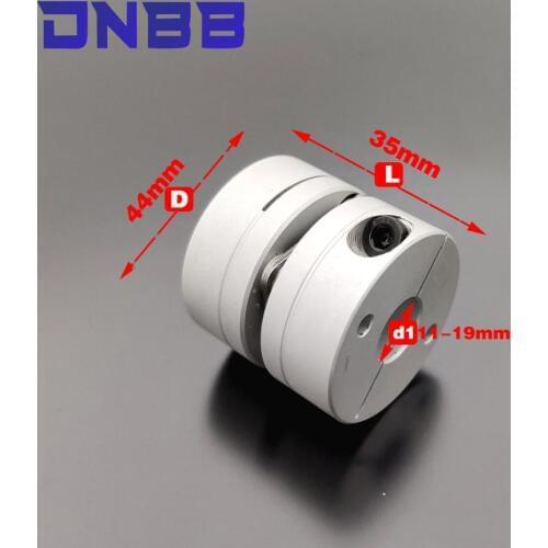 Aluminum alloy D44L35 single diaphragm coupling elastic joint D44mm L35mm ball screw step servo motor encoder computer FA parts