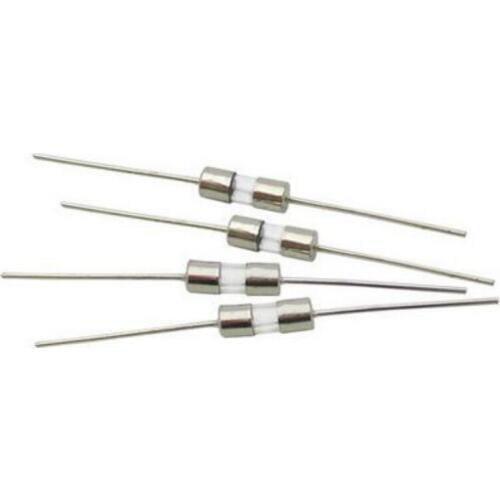 20pcs 3.6*10mm T1A 1000mA 250V slow Axial fuse Glass Tube with lead wire 3.6*10 T1A 1000mA 250V slow fuse