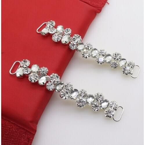 Factory Direct Sales, 2 pieces, 90*20MM, With Rhinestones, Bikini Connector, Reinforced Flat Chain, Metal Decorative Chain