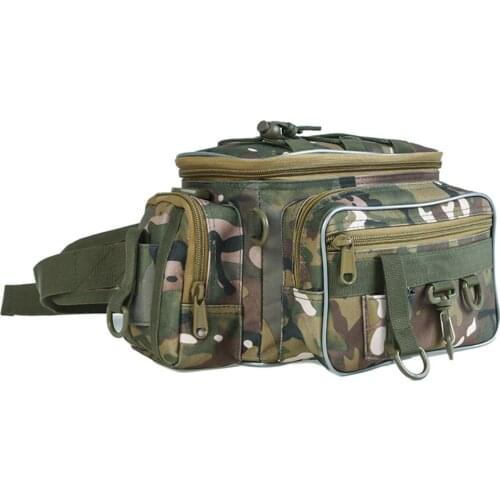 Fishing Bag Tackle Reel Lures Storage Box Waist Shoulder Camera Handbag Pouch Fishing Bag Fishing Tackle Bag Outdoor