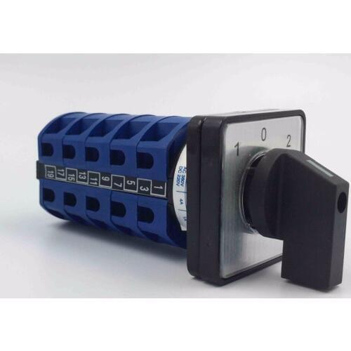 Universal Change-over Switch LW26-25/5 Rotating 5 Section 3 Archives 1-0-2 Silver Point Five Enter Five Come