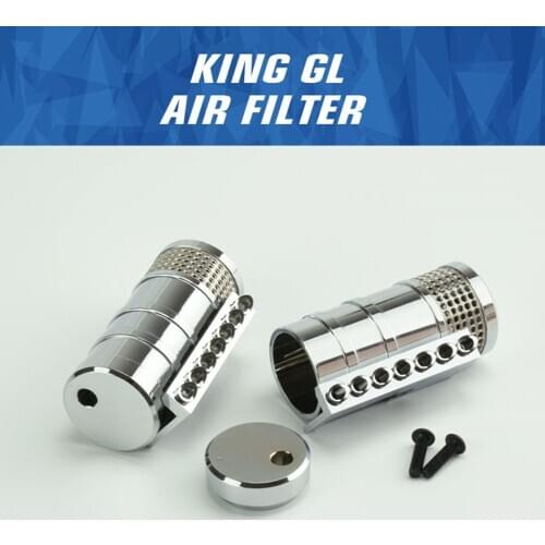 1/14 Rc Truck Tamiya Trailer King Knight Metal Fitting Air Filter Remote Control Car Parts Model LESU