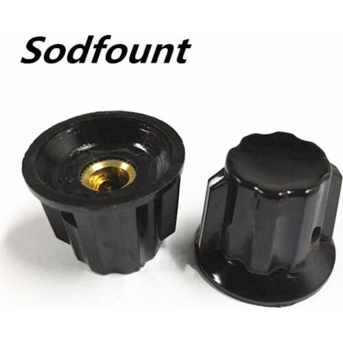 10pcs 23mmX16mm K18-02 potentiometer bakelite knob knob cap potentiometer handle inner hole 6mm