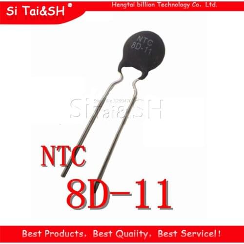 10pcs NTC Thermistor Resistor NTC 8D-11 Thermal Resistor