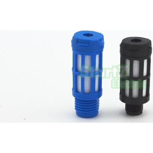 10Pcs Pneumatic Plastic Air Quick Exhaust Filters / Silencers / Mufflers 1/8'' 1/4'' 3/8'' 1/2