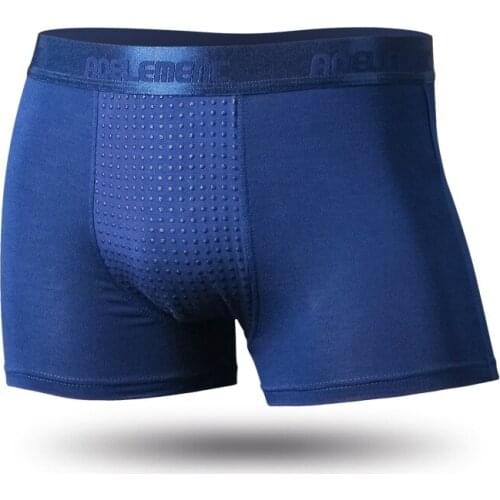 2019 Pouplar Brand AOELEMENC Mens Boxers Modal Healthy Magnetic Energe Underwear Male Panties Shorts U Convex Pouch for Gay 182
