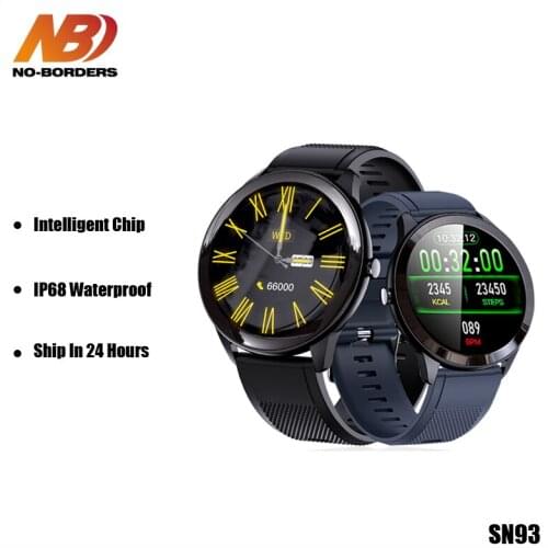 2021 SN93 Smart Watch Men IP68 Waterproof Bluetooth Music Full Touch Sports Fitness Tracker Smartwatch For Android IOS