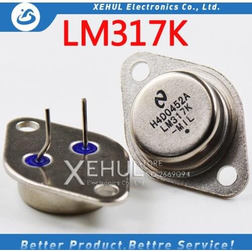 3PCS /5PCS /20PCS LM317K LM317K-MIL LM217K LM117K 1.2V-37V adjustable three-terminal regulator tube TO-3