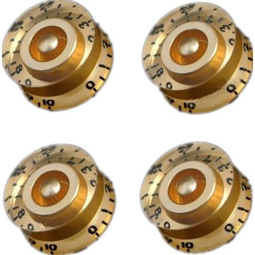 4Pcs/Lot Electric Bass Guitar Speed Tone Tuning Knobs Volume Control Knobs For Electric Guitar Accessories Parts