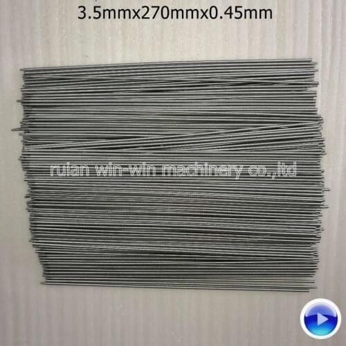 500pcs 3.5mmx270mmx0.45mm side sealing bag making machine extension springs no hook