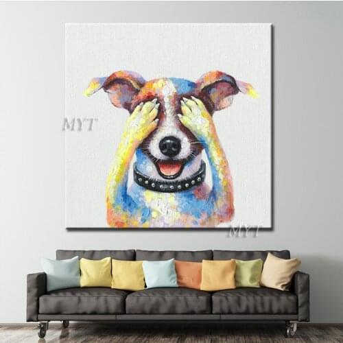 Color Of The Dog Abstract Oil Painting Hand-painted Wall Art Home Decor Picture Modern Hand Painted Oil Painting On Canvas