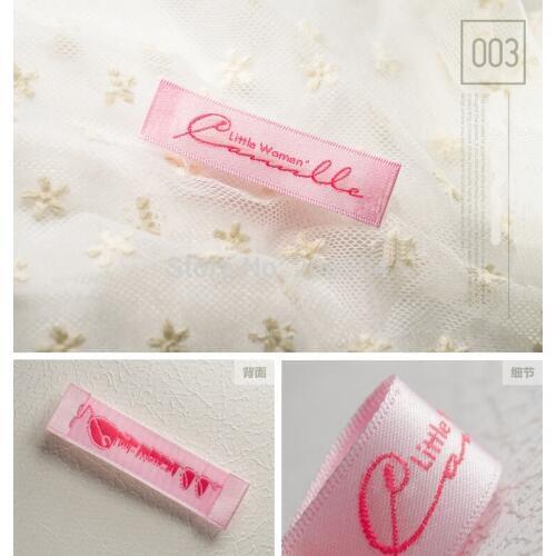 Garment accessories custom clothing labels, woven label,tags labels,brand name labels for clothing DHLB025