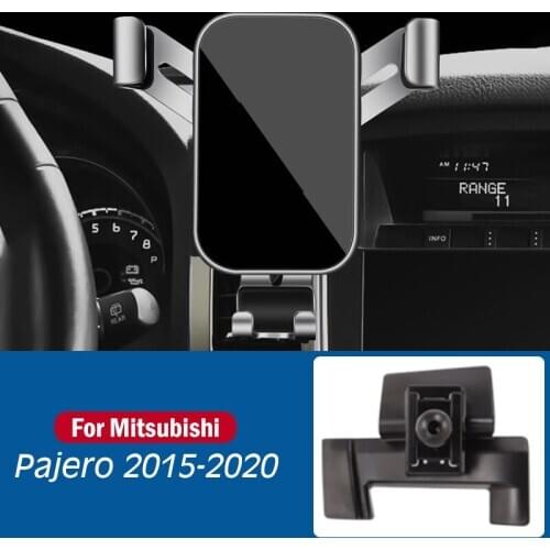 Car Mobile Phone Holder Special Mounts Stand GPS Gravity Navigation Bracket For Mitsubishi Pajero V97 2015-2020 Car Accessories