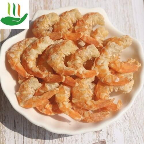 Large Shrimps and Shrimps, 250 Grams of Dried Seafood, Fishermen Fishing Fresh Shrimps