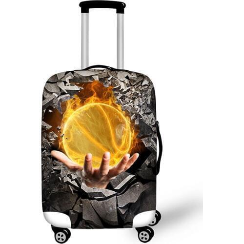 Case cover Travel accessories 3D rock design unicorn Anti dust Luggage protective covers 18-30 Inch Protective suitcase case