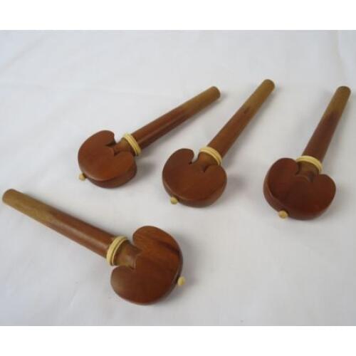 High quality Cello part,2sets (8pcs) cello pegs natural Jujube wood