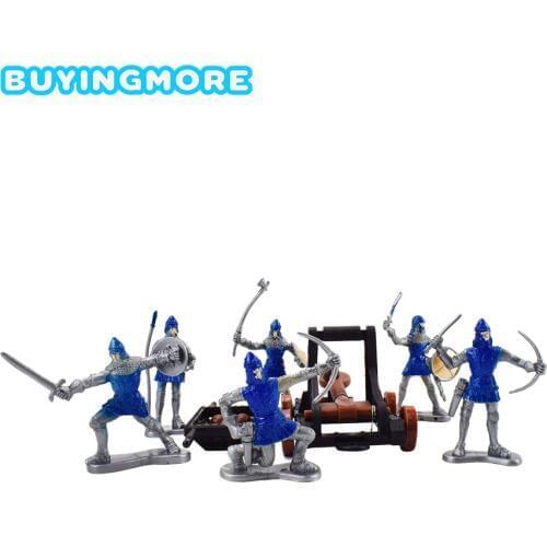 15Pcs/set Ancient Soldier Toys for Children War Scene Battle Between the Two Armies Plastic Model Toys Boys Roman Soldier Weapon