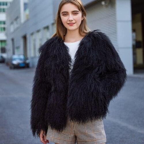 Fur Coats For Women Winterwear Artificial Fur Coat Sheepskin Coat Drape Womens Coat Winter Jacket Women Coat Luxury Fur Down