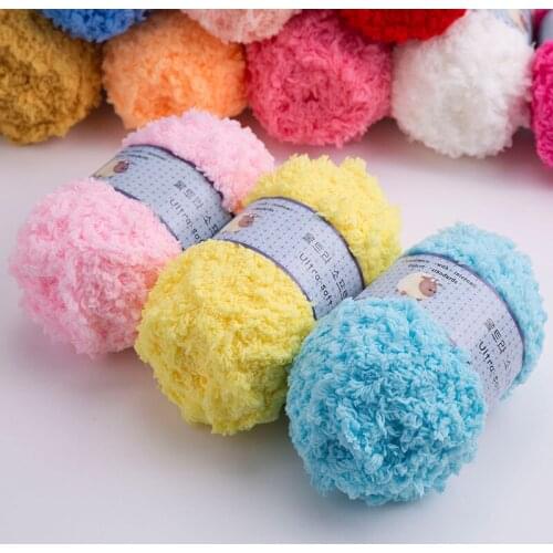 Soft Smooth Yarn Baby Make Blankets Clothes Hats Scarves Hook Doll Shoes Weave Flowers Hook Wonderful Life