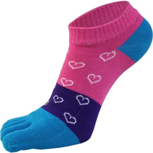 New Womens Socks Cotton Five Finger Sockss Casual Toe Sock Socks Summer Breathable Calcetines Ankle Breathable Sweat Deodorant