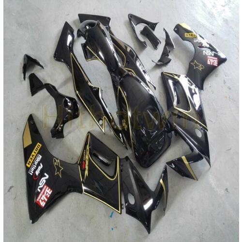 Custom motorcycle body kit for CBR125R 2002 2003 2004 2005 2006 2007 Fairing+Free Screws+black M2