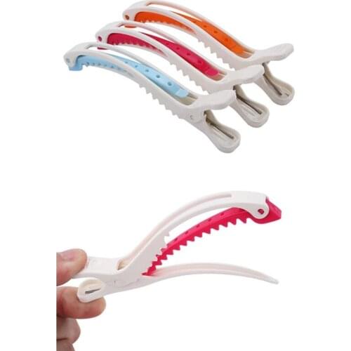 Professional Alligator Hair Clips Non Slip Styling Sectioning Tool Hairdressing Clip