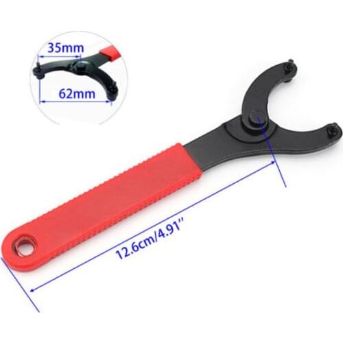 Bike bottom bracket wrench Adjustable Bike Bottom Bracket Wrench Chain Wheel Crank Bracket Freewheel Wrench Repair Convenient Re
