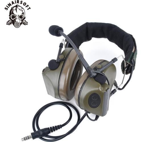 Z-tactical Sordin Tactical Airsoft Comtac Z 041 ZComtac II Headset Style Helmet Noise Canceling Headphone