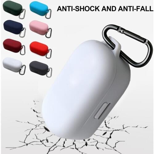 Bluetooth Headset Protector Cover Shockproof Silicone Headphone Case with Hook For Bose QuietComfort Earbuds Cover